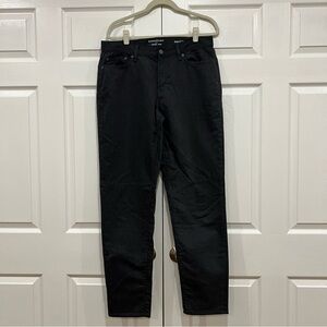 Banana Republic Travel Jean Athletic Fit Charcoal Heat Gray Mens Size 34x34